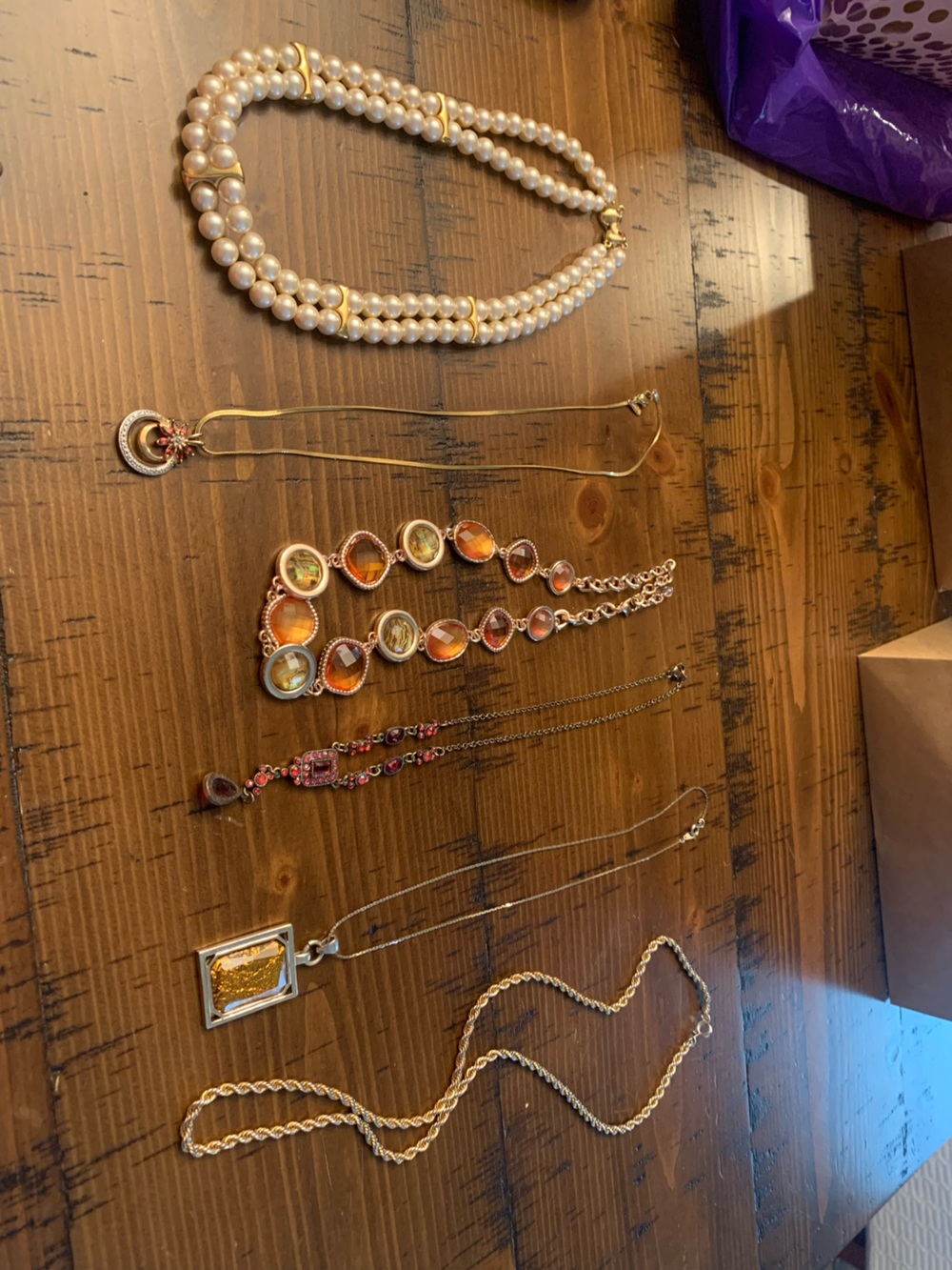 Eleven Costume Jewelry Necklaces, two of the necklaces are Napier (see 3rd pic)